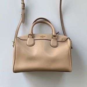 Coach handbag. Light tan. Great shape.